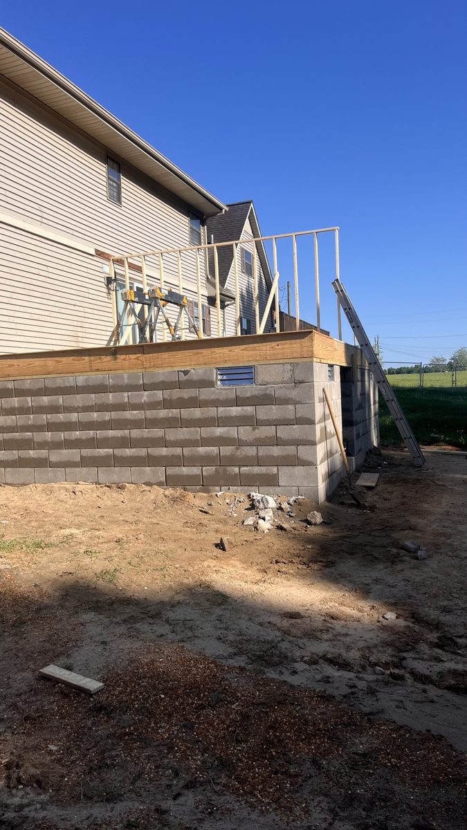 Addition - Block complete - Start Framing Walls