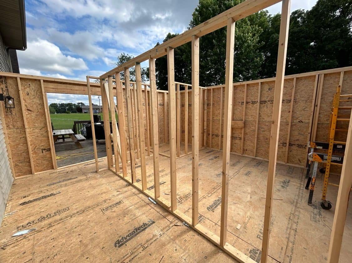 Addition - Framing - Under construction