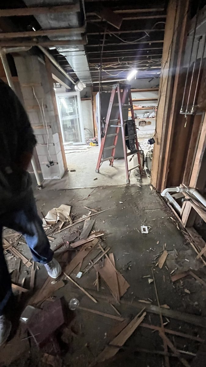 Basement Remodel - Wall Removal