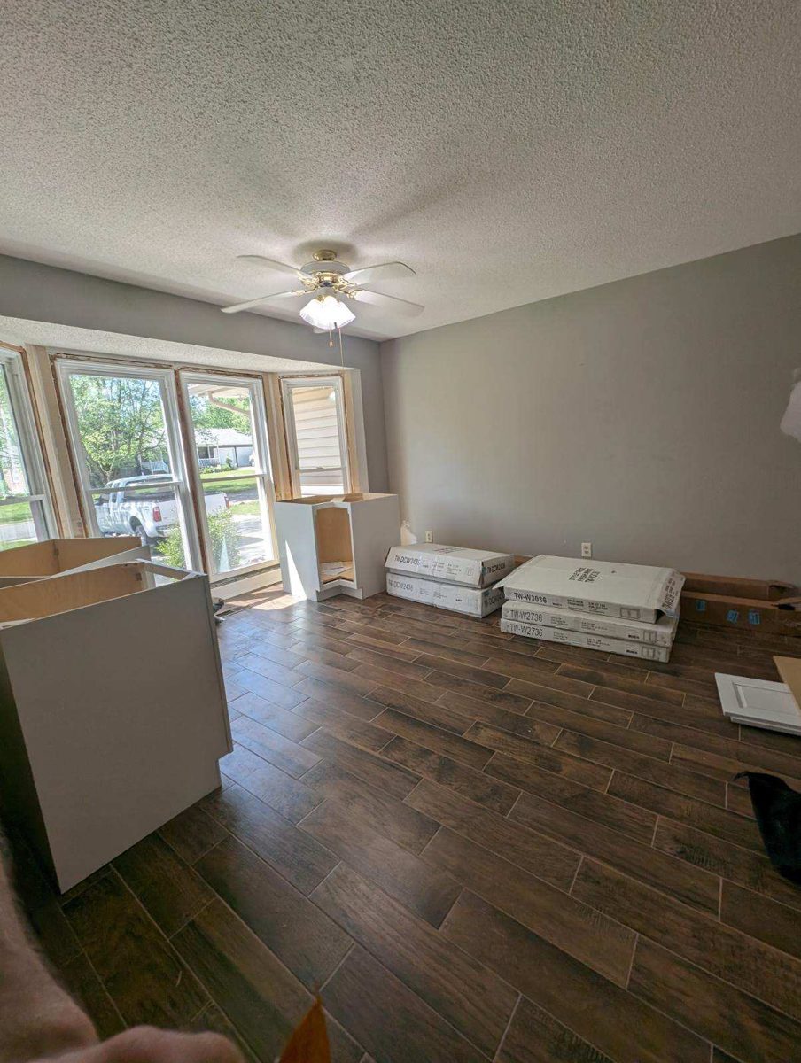 Kitchen Remodel - Water Damage - Claim - After - TIle