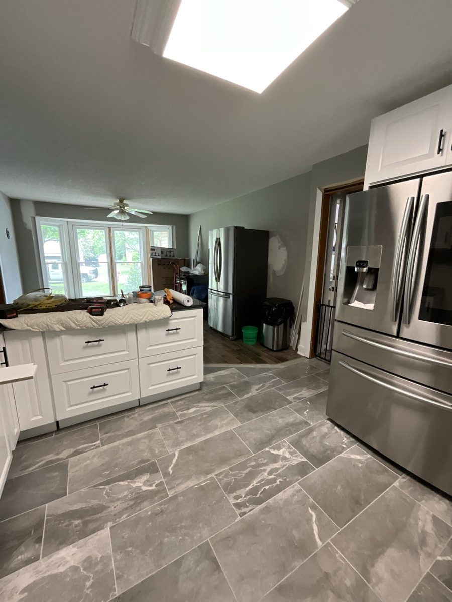 Kitchen Remodel - Water Damage - Claim - After