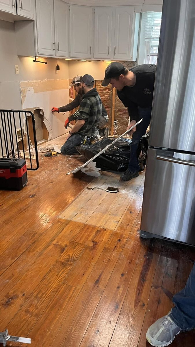 Kitchen Remodel - Water Damage - Tear Out