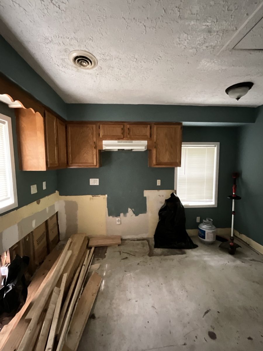 Water Damage - Kitchen Remodel - Insurance Claim - Before