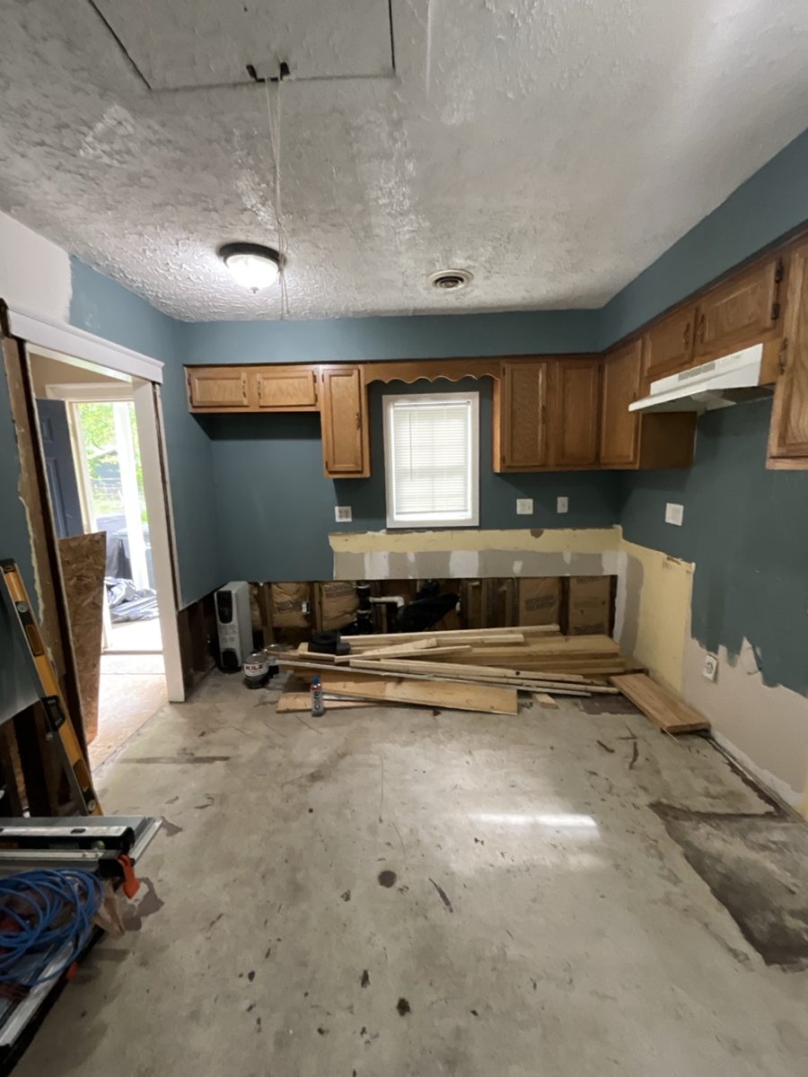 Water Damage - Kitchen Remodel - Insurance Claim