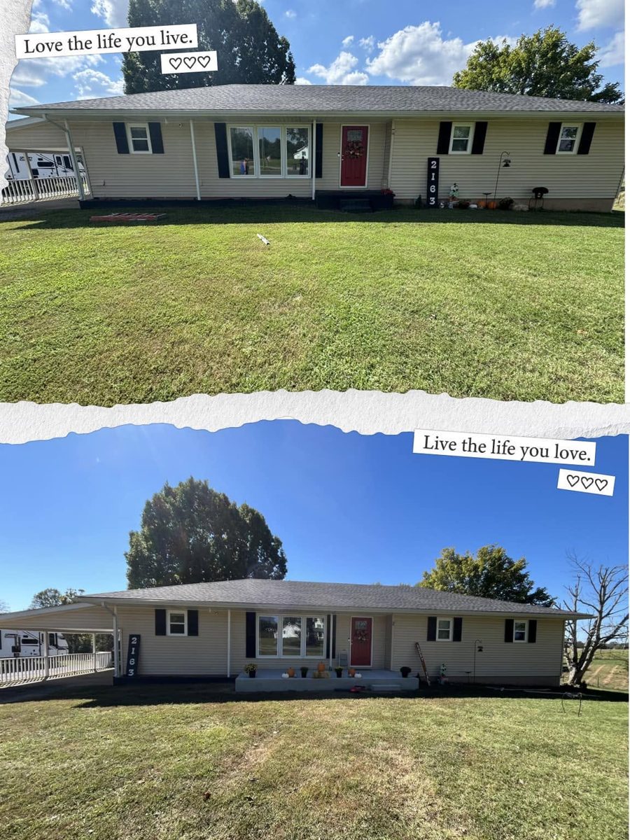 Concrete Porch - Before and After