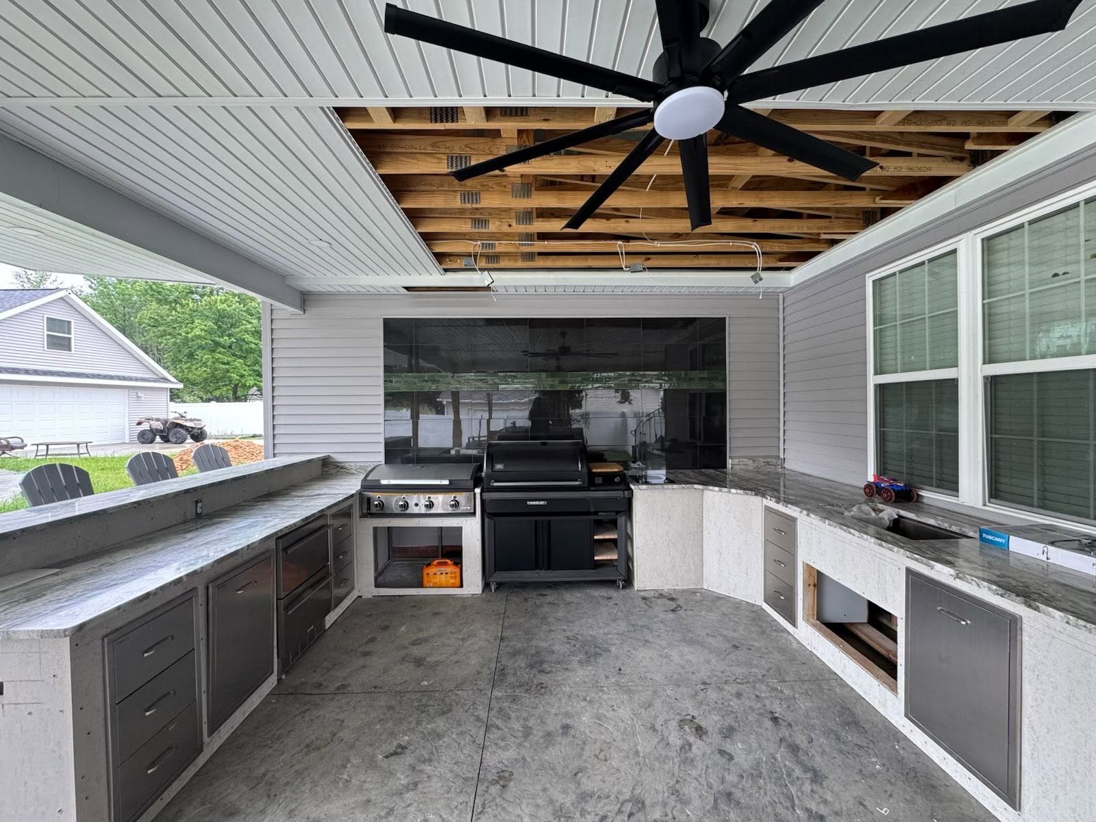 Outdoor Kitchen - Under Construction