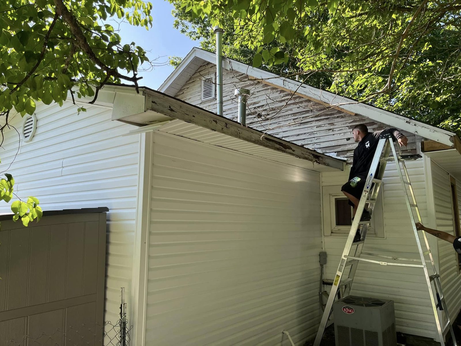 Siding - During Construction - Contractor mishap