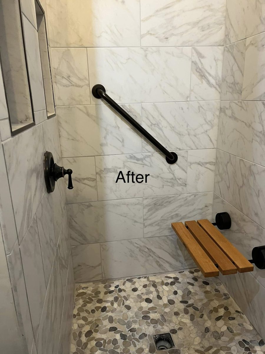 Tile- fixed contractor mishap